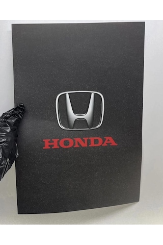 Honda Siyah Otomobil Paspas Kağıdı 50'li Su Geçirmez Lateks 1.kalite Kalın