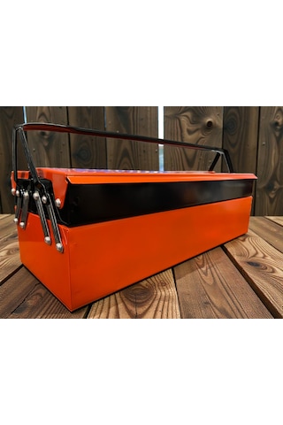 Katlanır 3 Gözlü Metal Takım Çantası 51 Cm 51 Cm