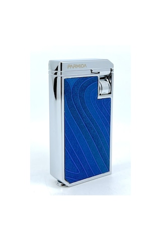 Parmida Çift Torch Puro Çakmağı - Lacivert/gümüş