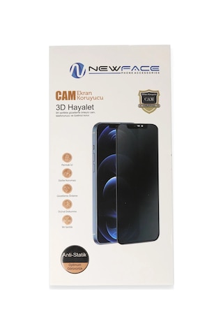 Newface - 745 - Apple Uyumlu iPhone 14 3d Antistatik Hayalet Cam - Csmo-tex - Ekran Koruyucu