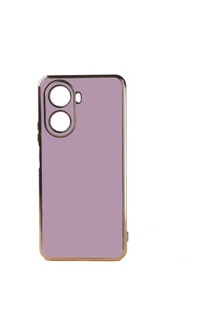Huawei Nova 10 SE Kılıf Zore Bark Kenarları Altın Renk Kılıf
