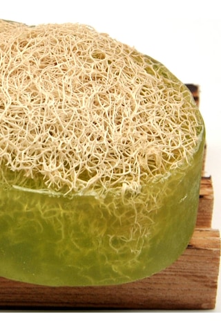 Kabak Lifli El Yapımı Doğal Aloevera Sabunu 120 G