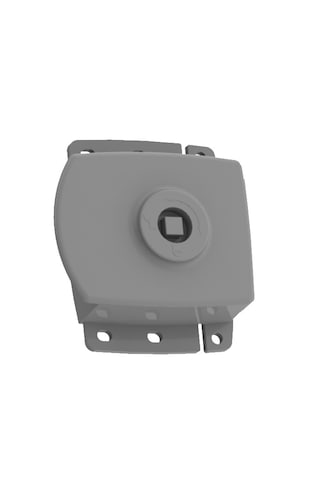 Mini Yüzey Montaj Hava Santral Kabin Ağır Panel Kilit - Plastik Gövde + Alu. Kare 8. Anahtar 1