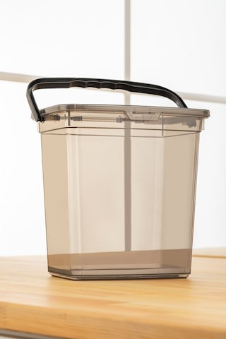 4'lü Un Ve Bakliyat Kabı 6 Litre Platin Antrasit