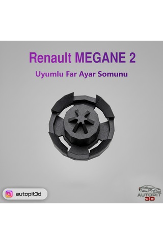 Renault Megane 2 Uyumlu Far Ayar Somunu Plastik Ayar Dişlisi