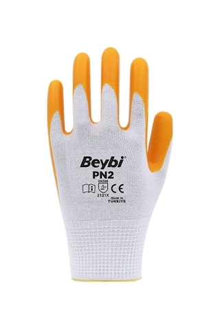 Pn2 No:10 Sarı Polyester Nitril Eldiven 288 Çift