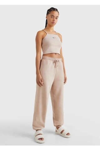 Tommy Hilfiger Jogger Pamuklu Rahat Kesim Eşofman Altı Dw0dw14995-trh Pudra