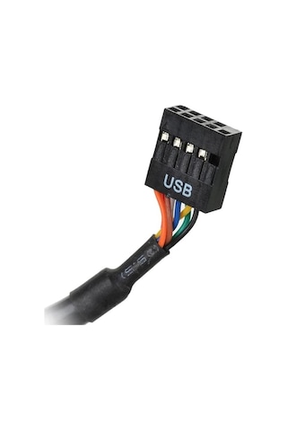 Ancheyn 9 Pin Usb 2.0 Dişi 19 Pin Usb 3.0 Erkek Çevirici Dönüştürücü Adaptör Kablosu 4584