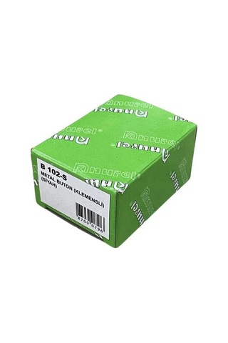 Buton Metal Vidalı 22 Mm Siyah