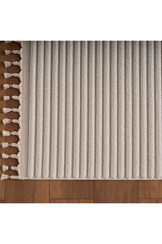 Deco Alvin 12612 Halı Yolluk Krem İskandinav