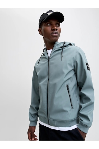 Jack & Jones Erkek Suya Dayanıklı Mavi Ceket - 12236300 Mavi