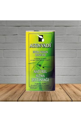 Altinvadi Naturel Sızma Zeytinyağı Teneke 5 L