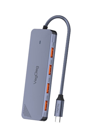 Veggieg 4 Portlu 10gbps Type-c To 4 Usb-a 3.2 Gen2 Usb Çoklayıcı Dönüştürücü Hub