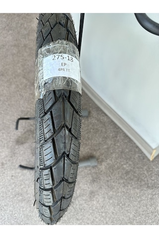 Yasa Ep Motosiklet Dış Lastiği 2.75-18 Tt İç Lastikle Kullanıma Uygundur 6pr Arka Yol