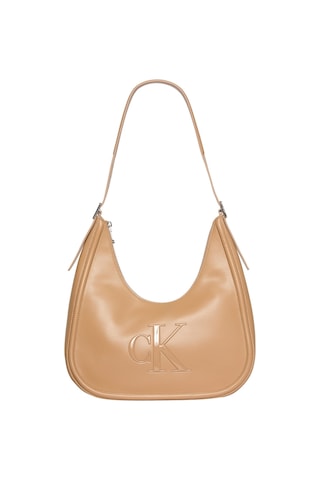 Calvin Klein Kadın Tannin Bold Crescent El Çantası-15992 Kahverengi