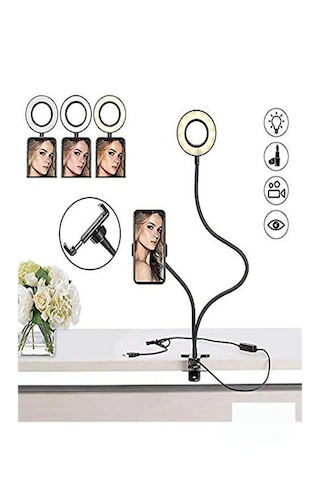 Led Ring Light Youtuber Light Stüdyo Işığı Akrobat Selfie Led Mas