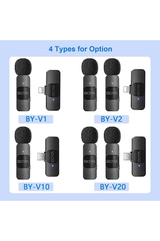 Ebitda Springsun Mikrofon By-v20 2.4g Kablosuz Mikrofon Sistemi, Klipsli Telefon Mikrofonu
