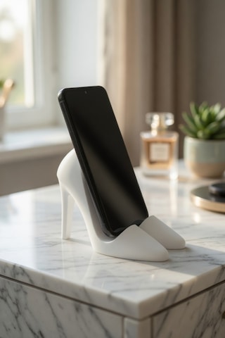 Topuklu Ayakkabı Telefon Standı Dekoratif Telefon Tutucu