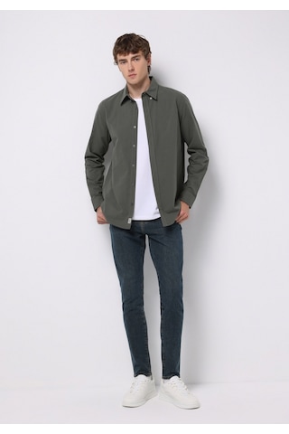 Colin's Colins Regular Fit Shirt Neck Düz Erkek Yeşil Uzun Kol Gömlek Cl1073845 Q1.v2 Kha Haki