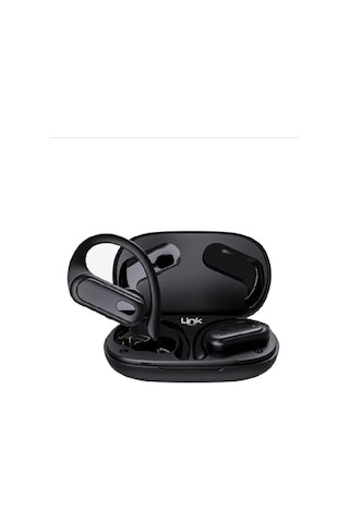 S28 Tws Spor Kancalı Bluetooth Kulaklık Siyah