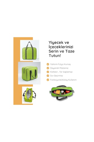 Castle Termal Buzluk Çanta 15 Lt Yeşil