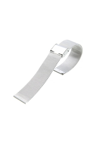 20Mm Saat Kordonu Çelik Hasır Silver 1.Kalite Örgü Kordon
