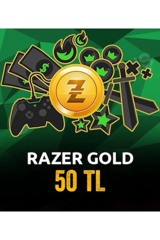 Razer Gold Pin 50 Tl (535974046) Razer Gold Pin 50 Tl (535974046)