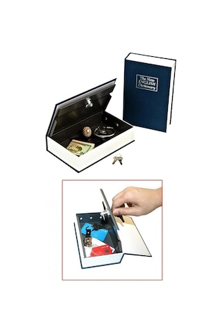 Gizli Kasa Kitap Görünümde 1 Adet Güvenlik