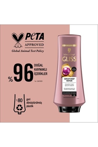 Hyalüron İksiri Ve Kızılcık Özlü Onarıcı Saç Bakım Kremi 360 Ml