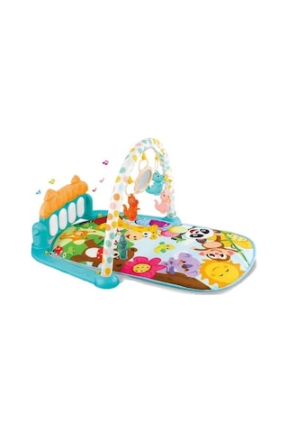 Learning Fun Jimnastik Merkezi Piyanolu Oyun Halısı Işıklı Müzikli Hayvanlar