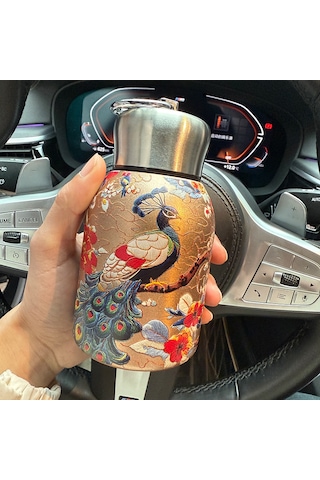 Aurora Küçük Pangding Termos Bardak Çıtası Altın - Beyaz