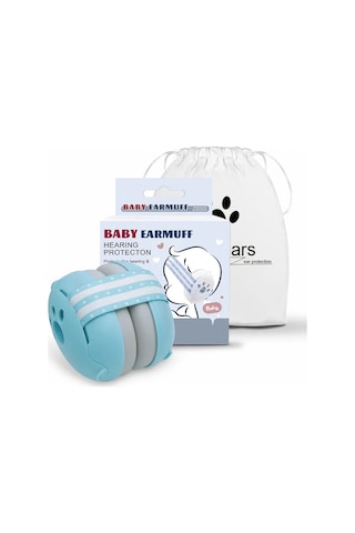 Snapbuy Bebekler İçin Gürültü Önleyici Kulaklık, Çocuklar İçin Ses Yalıtımlı Kulak Koruyucu Mavi