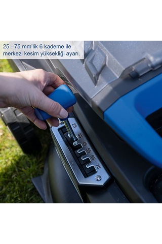 Scheppach BC-MP430 2x4AH Akülü Çim Biçme Makinesi - 5911415400