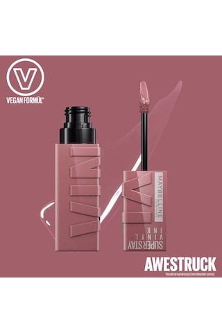 Maybelline New York Super Stay Vinyl Ink Likit Ruj 110 Awestruck