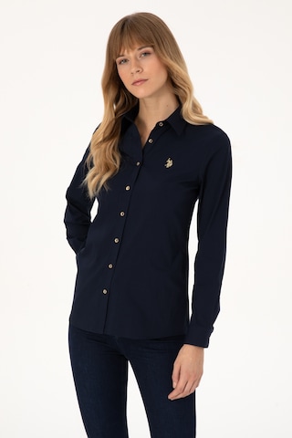 U.s. Polo Assn. Kadın Lacivert Gömlek Basic 50308024-vr033 Lacıvert