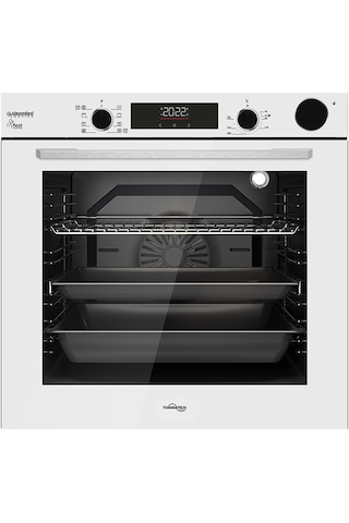 Tommatech TAF6004WSP 80 LT Ankastre Elektrikli Fırın Beyaz