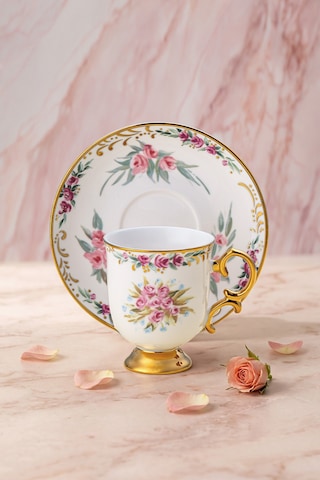 Emsan Rose 6 Kişilik Kahve Fincan Takımı 80 Ml Multicolor