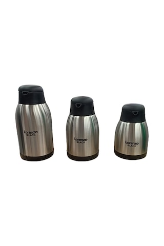 Lorenzo Black Paslanmaz Çelik Termos 2.5 L
