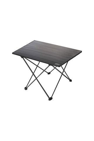 Haegs Full Alüminyum Katlanır Kamp Masası, Piknik, Plaj, Ourdoor Hafif Kamp Masası Büyük Boy - Siyah