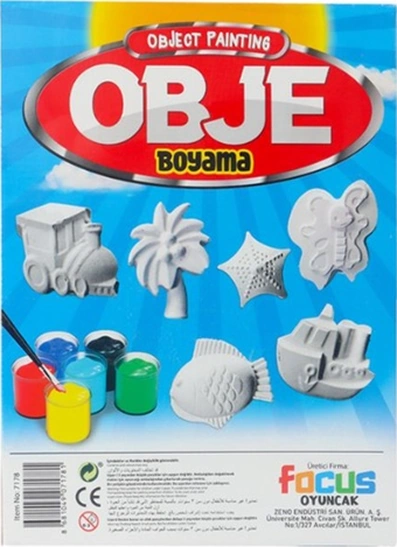 Elvin Toys Seramik Obje Boyama Seti Elvin Toys Seramik Obje Boyama Seti