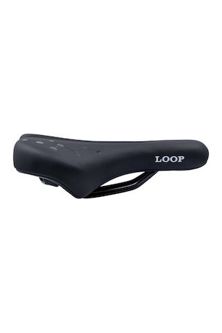 Loop - Zy-9287 - Sele 255x185mm - 445gr Yetişkin Mtb Bisiklet Selesi 24-26-29 Jant Uyumlu Siyah