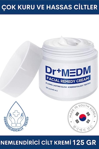 Dermal Dr+ Medm Facial Remedy Kuru ve Hassas Ciltler İçin Nemlendirici Yüz Kremi 125 G