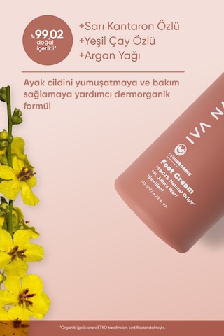 Iva Natura Sarı Kantaron Özlü Yoğun Onarım Yenileyici Ayak Bakım Kremi 125 ML