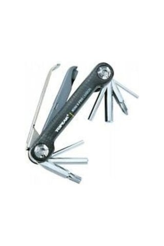 Topeak Mini 9 Pro Carbon Bisiklet Alyan Anahtar Seti Çantalı TT25 Siyah - Yeşil