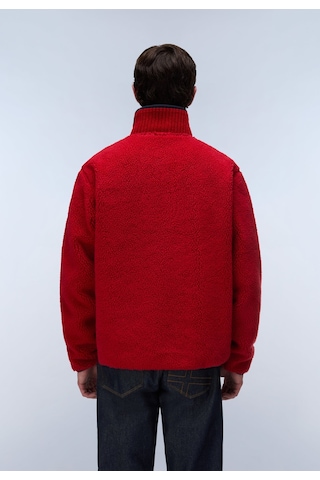 Napapijri T-archive Fleece Hz Erkek Polar-33984 Kırmızı
