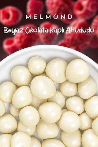 Beyaz Çikolatalı Freeze Dried Ahududu Draje