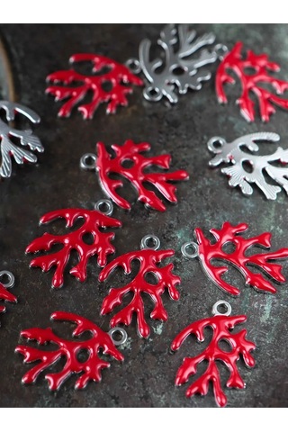 Kafebizu Kolye Ucu Askı Metalik 6 Adet El Sanatları İçin, Emaye, ... 398896426