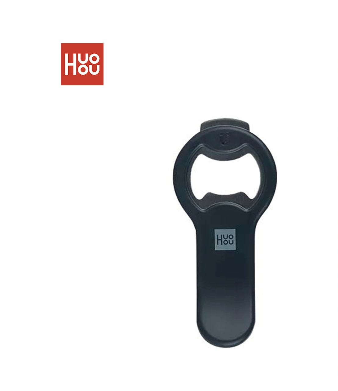 Xindoker Stainless Steel Ve Abs Mutfak Bar Restoran Çanak Açıcı: Ergonomik Tasarım, Manyetik Kapak Tutucu, Kolay Kullanım Siyah