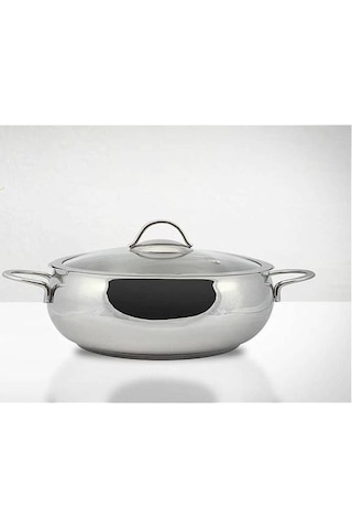 Gülsan Küre Inox 22 CM Basık Tencere Gülsan Küre Inox 22 CM Basık Tencere