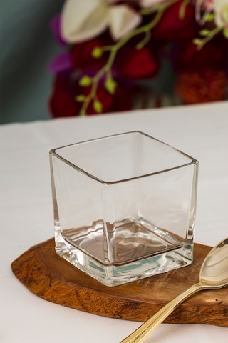 Glass In Love Kare Tatlı Kasesi - 9'lu